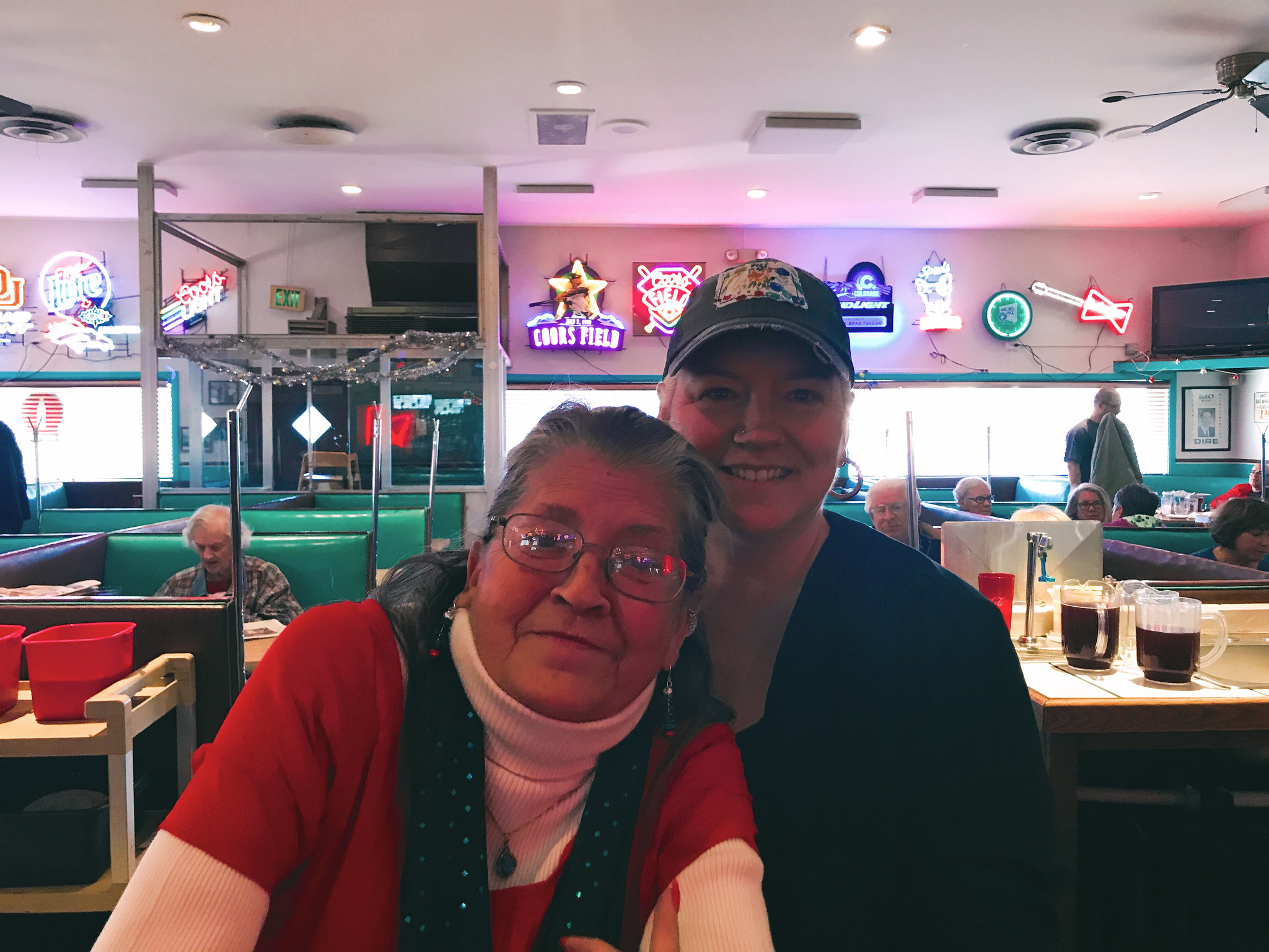 Me and mom at Bonnie Brae Tavern